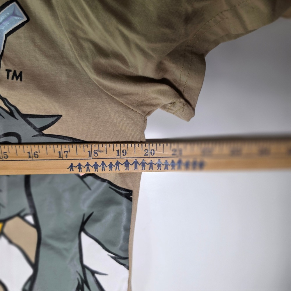 Southpole Tom and Jerry Graphic T-Shirt Tan Brown Mens Small Y2K Streetwear - Picture 3 of 7
